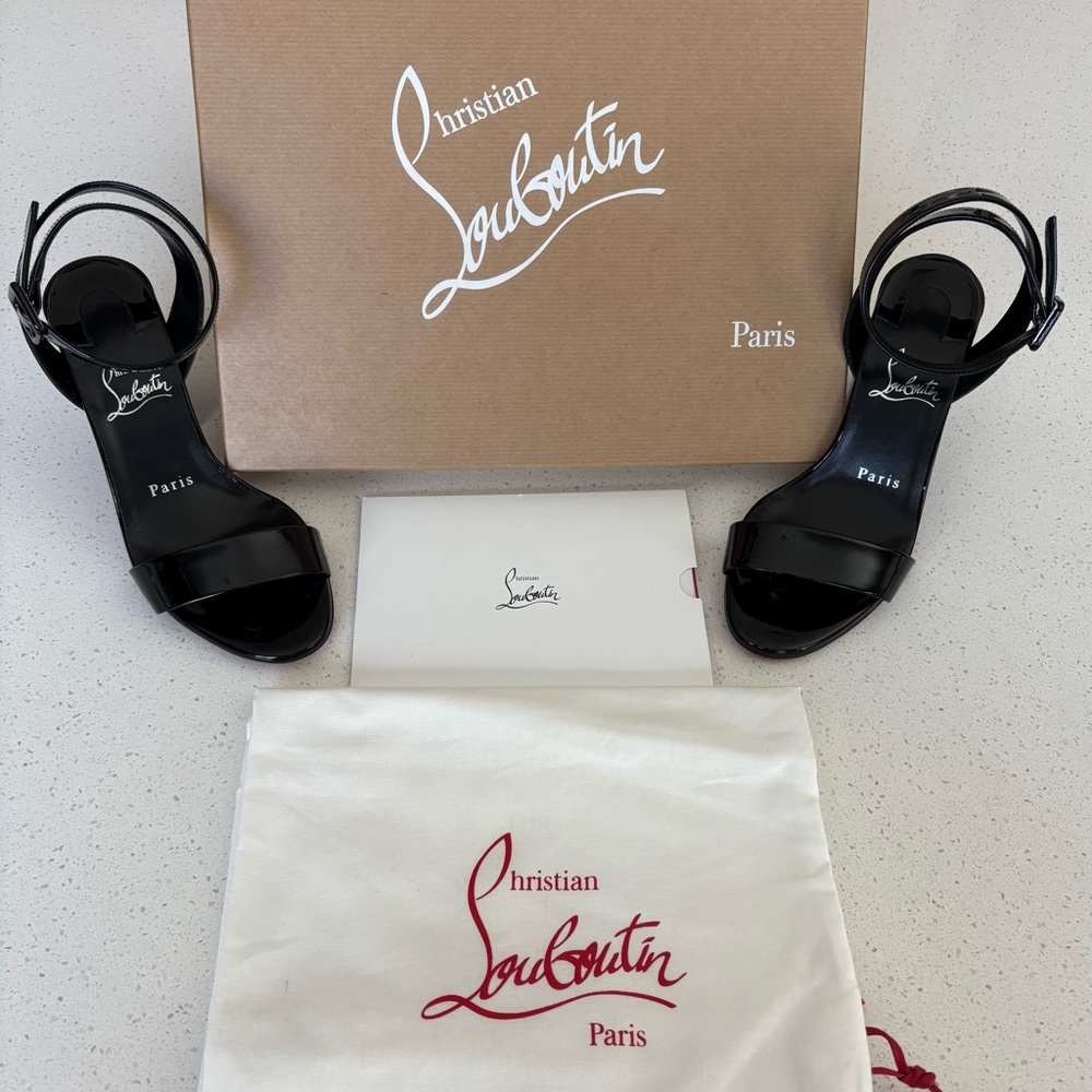 AUTHENTIC Christian Louboutin Black Women's Sandals